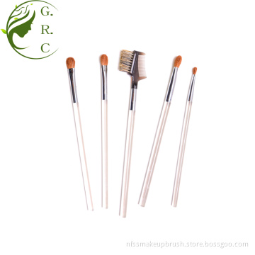 Beauty Face Mineral Makeup Brush Set Natural Hair